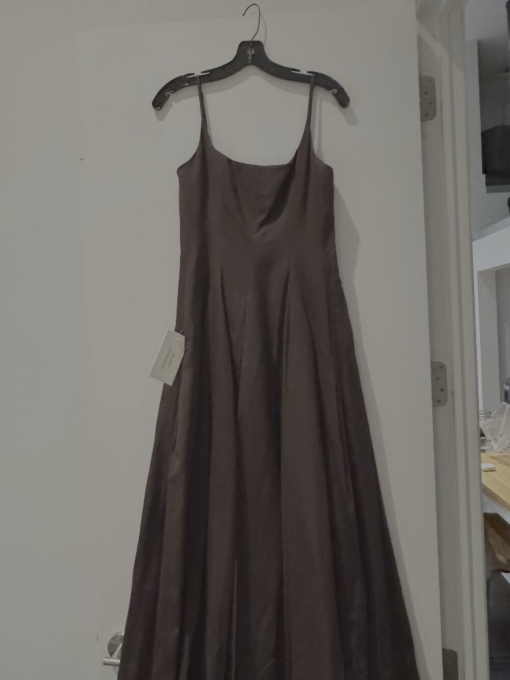 STAUD Joy Maxi Dress in Earth / Brown - Size 4 - Picture 5 of 11